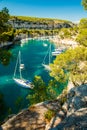 Calanque de Port Miou - fjord near Cassis Village, Provence, France Royalty Free Stock Photo
