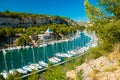 Calanque de Port Miou - fjord near Cassis Village, Provence, France Royalty Free Stock Photo