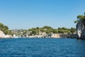 Calanque de Port Miou - fjord near Cassis Village Royalty Free Stock Photo