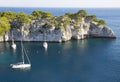 Calanques of cassis, marseille Royalty Free Stock Photo