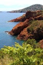 Calanques coast along Route de Saint-BarthÃÂ©lemy, France Royalty Free Stock Photo