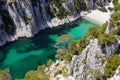 Calanques d'En Vau near Cassis Provence Royalty Free Stock Photo