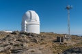 Astronomical telescope of Calar Alto in Almeria Spain