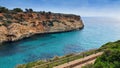 Calas de Mallorca sea view, Mallorca, Spain Royalty Free Stock Photo