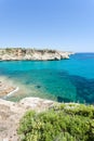 Calas de Mallorca, Mallorca - A wonderful view onto the bay of C Royalty Free Stock Photo