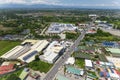Calasiao, Pangasinan, Philippines - Aerial of Urdaneta - Dagupan road