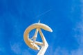 Calatrava tower in the Olympic Ring complex in Montjuic park Barcelona Royalty Free Stock Photo
