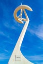 Calatrava tower in the Olympic Ring complex in Montjuic park Barcelona Royalty Free Stock Photo