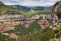 Calcareous cliffs in Tavertet, Catalonia Royalty Free Stock Photo