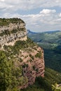 Calcareous cliffs in Tavertet, Catalonia Royalty Free Stock Photo