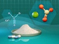 Calcium carbonate molecule