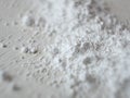 Calcium carbonate powder. Dusty component
