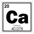 Calcium chemical element Royalty Free Stock Photo