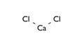 calcium chloride molecule, structural chemical formula, ball-and-stick model, isolated image desiccants