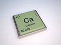 Calcium element Royalty Free Stock Photo