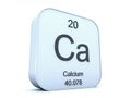 Calcium element symbol Royalty Free Stock Photo