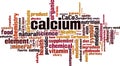 Calcium word cloud