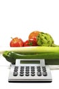 Calculate calories Royalty Free Stock Photo