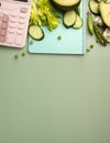 Calculate calories to lose weight Royalty Free Stock Photo