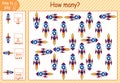 calculate how many elements will be placed on the right and how many on the left. rockets.