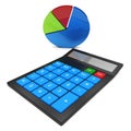 Calculate Statistics Shows Calculated Data And Statistical Royalty Free Stock Photo