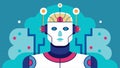 A calculating cyborglike being the Rational Thinking Machine embodies rationality in both appearance and function