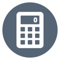 Calculating machine   Isolated Vector icon which can easily modify or edit Royalty Free Stock Photo