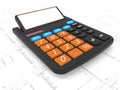 Calculating taxes concept Royalty Free Stock Photo