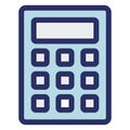 Calculation, calculation device Isolated Vector Icon which can be easily modified or edited