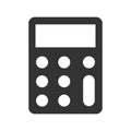 Calculator, budget icon Royalty Free Stock Photo