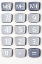 Calculator buttons Royalty Free Stock Photo