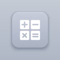 Calculator, calculate button, best vector