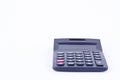 Calculator for calculating the numbers accounting accountancy business on white background isolated Royalty Free Stock Photo