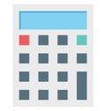 calculator, calculation, Isolated Vector icons that can be easily modified or edit