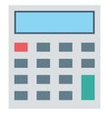 Calculator, Calculation Vector Icon editable Royalty Free Stock Photo