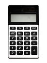 Calculator for calculation on a white background. Mathematics. Business. Calculation Royalty Free Stock Photo