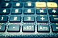 Calculator close up Royalty Free Stock Photo