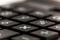 Calculator close up shot for business and economy concepts Royalty Free Stock Photo