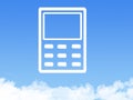 Calculator cloud shape