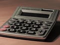 Calculator on the desk. Royalty Free Stock Photo