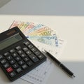 Calculator displaying \