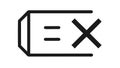 Calculator error icon for mathematical errors or failed calculations, vector design Generative AI Royalty Free Stock Photo