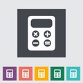 Calculator flat icon.