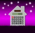 Calculator House and purple mystery landscape