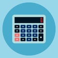 Calculator Icon Accounting Device Web Button Royalty Free Stock Photo
