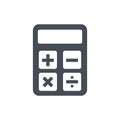 Calculator icon. Accounting sign. Calculate finance symbol - vector