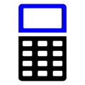 Calculator Icon in Dualtone Style