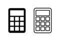 Calculator icon . Accounting calculator icon. calculator vector