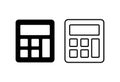 Calculator icon . Accounting calculator icon. calculator vector