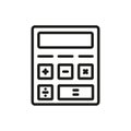 Calculator icon vector design templates simple and modern Royalty Free Stock Photo